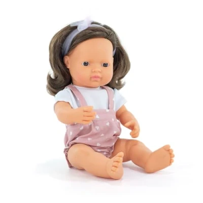 Afbeelding van MINILAND Pop Europees Meisje 38cm.