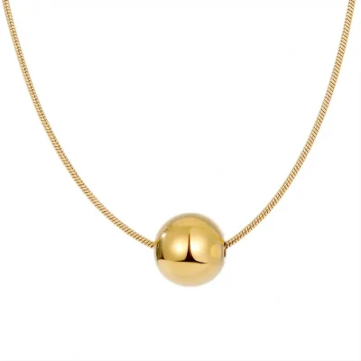 Afbeelding van Lucardi Ketting goldcoloured, Dames, Maat: One Size, Gold/coloured