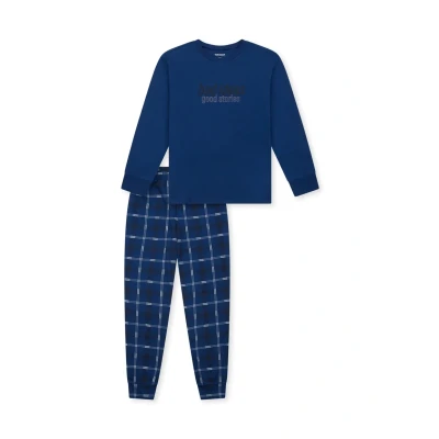 Afbeelding van Schiesser jongens pyjama set, Royal_183157, 152