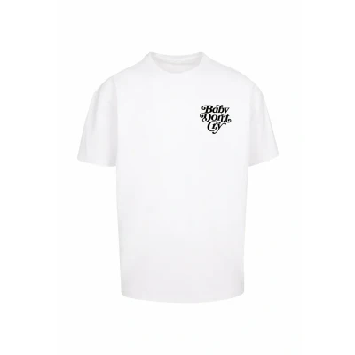 Afbeelding van Upscale by Mister Tee DON ́T CRY Tshirt print, Heren, Maat: Large, White