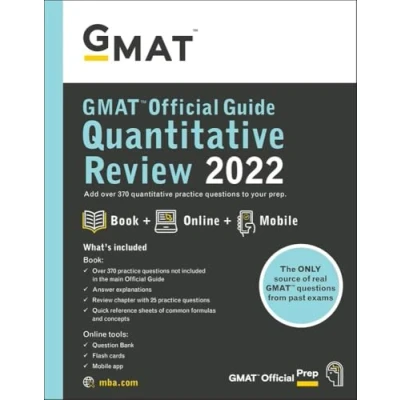 Afbeelding van GMAT Official Guide Quantitative Review 2022: Book + Online Question Bank