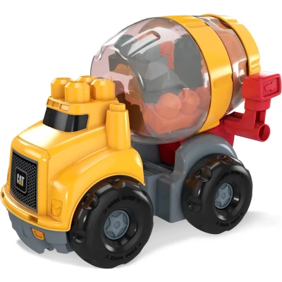 Afbeelding van Mega Bloks Cat Cementwagen + Blokken