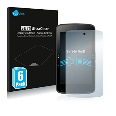 Afbeelding van Savvies (6 Stuks) Schermbeschermer voor Bryton Rider S800 Screen Protector Ultra Transparant