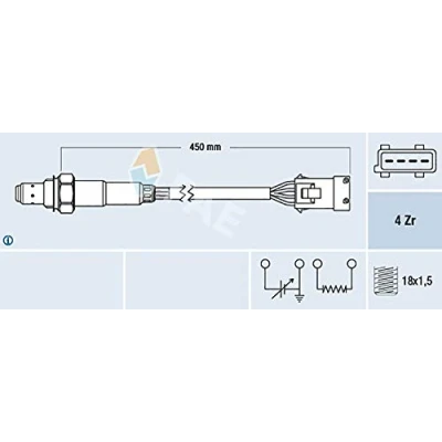 Afbeelding van Fae Lambda sonde 77165