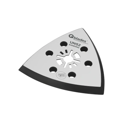 Afbeelding van Qblades UN52 multitool Schuurvoet Driehoek geperforeerd 93mm (Universeel) per 2 stuks