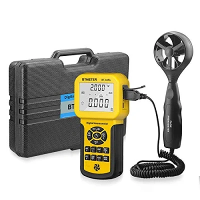 Afbeelding van BTMETER BT 846A Pro HVAC Anemometer Maatregelen Windsnelheid Windstroom Windtemperatuur CFM Luchtstroomsnelheidsmeter met achtergrondverlichting MAX MIN AVG