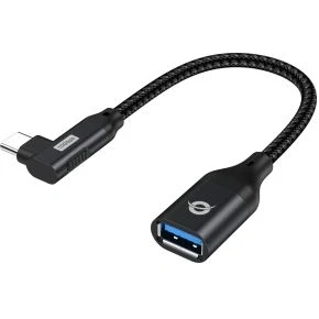 Afbeelding van Conceptronic ABBY19B tussenstuk voor kabels USB C A Zwart