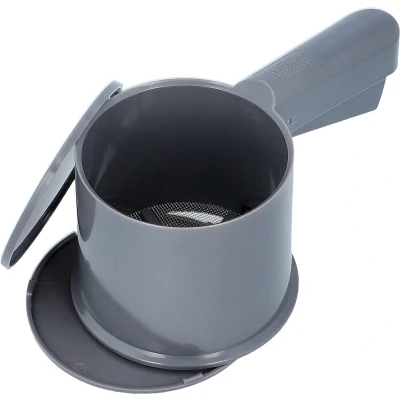 Afbeelding van RBV Birkmann Meelzeef met deksel, Easy Baking, Ø 10 cm, donkergrijs, van kunststof