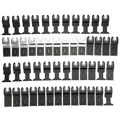 Afbeelding van 50 Stuks Oscillerende Gereedschappen Zaagbladen, Professioneel Universeel Hout/Metaal/Kunststof Multitool, Zaagbladen Multifunctioneel Gereedschap Accessoires Kit voor Fein Multimaste