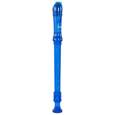 Afbeelding van Recorder Workshop 301TBL Descant Recorder, Transparant Blauw
