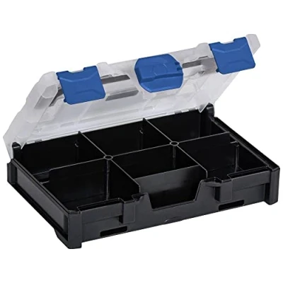 Afbeelding van Allit EuroPlus MetaBox mini 63 Sortimentssuitcase (L x B H) 250 167 63mm Anzahl Fächer: 6 Inhal