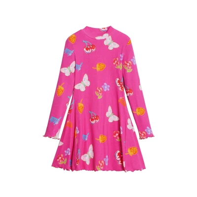Afbeelding van Desigual Jurk gemengde kleuren / pink