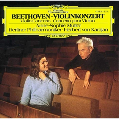 Afbeelding van Anne Sophie Mutter, Berliner Philharmoniker, Herbert von Karajan Beethoven: Violin Concerto (CD)