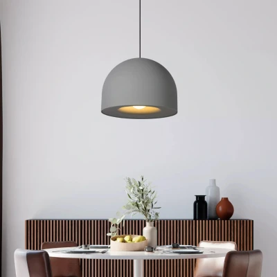 Afbeelding van Lucide AKRON Hanglamp Ø 50 cm 1xE27 Grijs