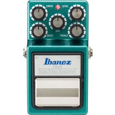 Afbeelding van Ibanez TS9B Tube Screamer overdrive pedaal, voor bas Groen
