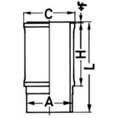 Afbeelding van Kolbenschmidt Cilinderbus/voering O ring 88892150
