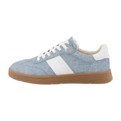 Afbeelding van Tom Tailor Dames 9590150002 Sneaker, Jeans White, 39 EU, EU