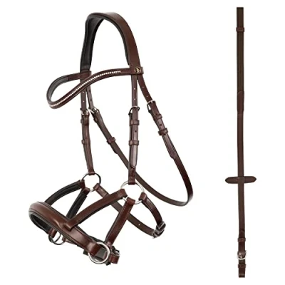 Afbeelding van BR hoofdstel Lewes &quot;side &amp; pull&quot; Cob Bruin