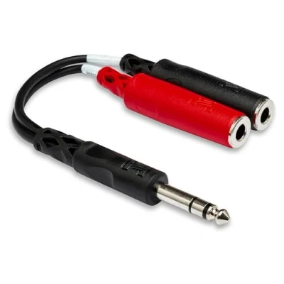 Afbeelding van Hosa YPP 117, Stereo Breakout, 1/4 in TRS tot Dual TSF