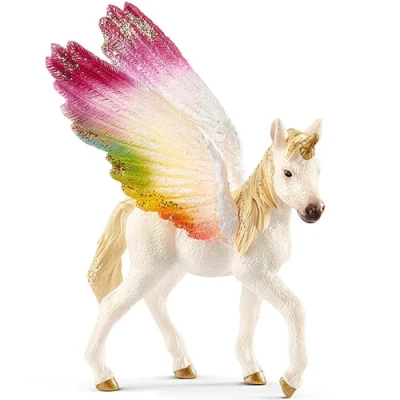 Afbeelding van Schleich Figuur bayala Regenboog Unicorn Veulen Multikleur