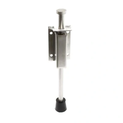 Afbeelding van Deurstopper pedaal 33 59 mm roestvrij staal deurvastzetter grondstop deur poort