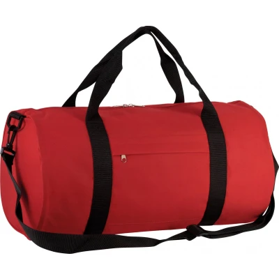 Afbeelding van Kimood Cilindervormige reistas KI0633 Red / Black