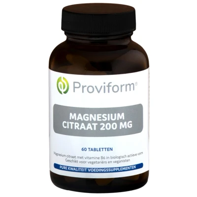 Afbeelding van Proviform Magnesium Citraat 200 Mg &amp; B6, 60 tabletten