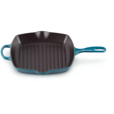 Afbeelding van Grillpan Le Creuset Grillit Skillet Deep Teal 26 cm