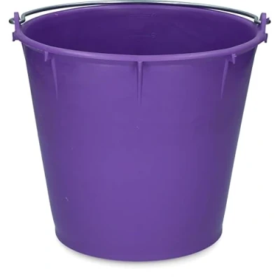 Afbeelding van Vplast Emmer 7 l met beugel donkerblauw Paars
