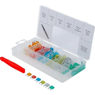 Afbeelding van BGS 8109 Assortiment autozekeringen Mini 121 dlg.