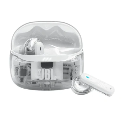 Afbeelding van JBL Tune Beam 2 Ghost Wit