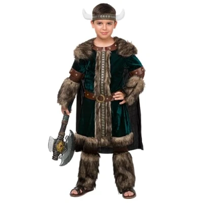 Afbeelding van Boland Kinderkostuum Viking, verkleedkostuum voor themafeesten, Halloween of carnaval, matrozenkostuum