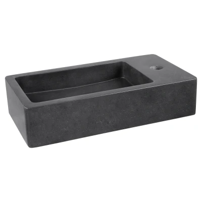 Afbeelding van Fontein Differnz Hura I 40x22 cm Basaltsteen Bombai Black