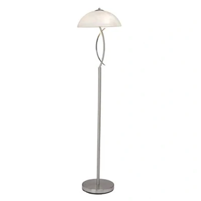 Afbeelding van Brilliant BOSTON Vloerlamp Chroom;Wit