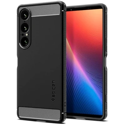 Afbeelding van Spigen Rugged Armor Case Compatibel met Xperia 1 VII Matte Black