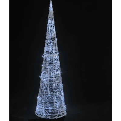 Afbeelding van Lichtkegel decoratief LED koudwit 120 cm acryl