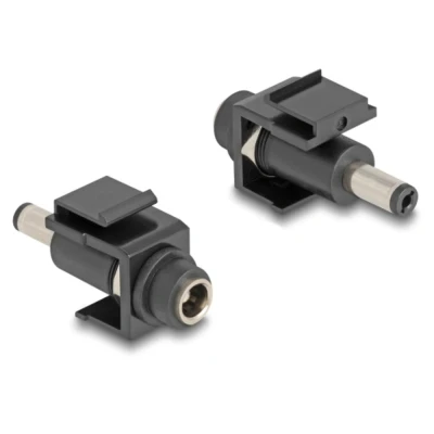 Afbeelding van Delock Keystone Modul DC 5,5 x 2,1 mm Buchse zu Stecke
