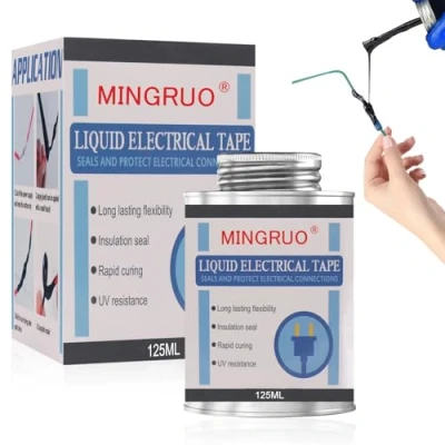 Afbeelding van MINGRUO elektrische afdichtingsvloeistof, zwarte vloeibare tape, isolerende rubberen coating, afdichtingstape, isolatietape lijm
