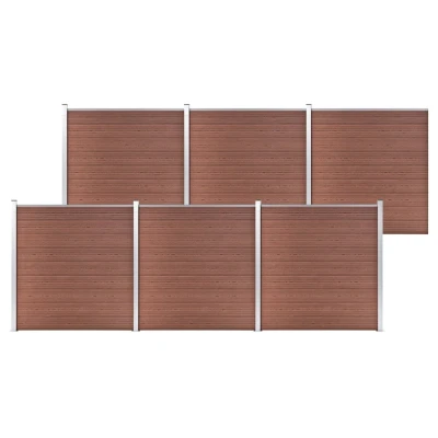 Afbeelding van Schutting 1045x186 cm HKC bruin