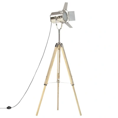 Afbeelding van Vloerlamp driepoot 140 cm massief mangohout