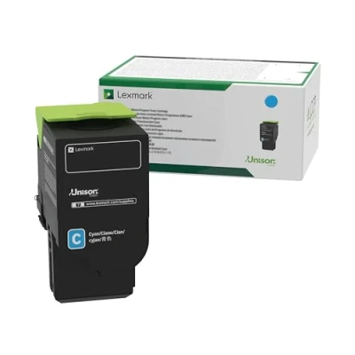 Afbeelding van Lexmark C242XC0 Toner Cyaan Extra hoge capaciteit
