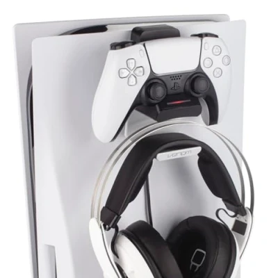 Afbeelding van Stacja ładująca VENOM VS5018 do pada PlayStation 5 + uchwyt na słuchawki
