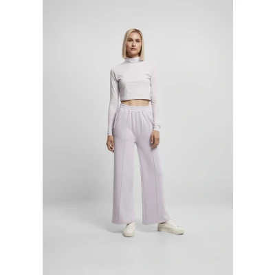Afbeelding van Urban Classics Cropped Longsleeve, Dames, Maat: XS, Softlilac