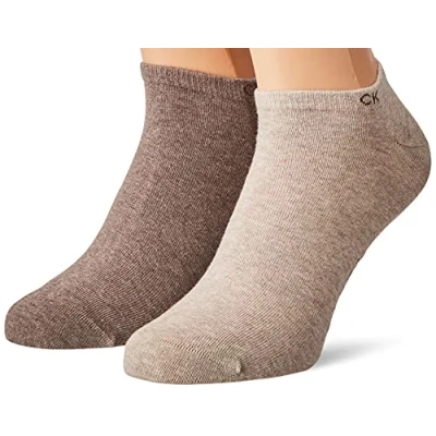 Afbeelding van Calvin Klein Sokken 2P Men Sneaker Socks Marine/Blauw Maat 39/42 Heren