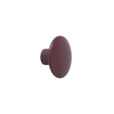 Afbeelding van Muuto Dots wandhaak bordeaux middel