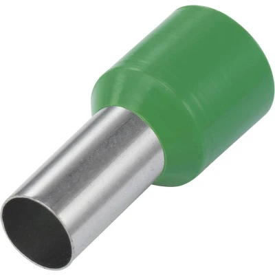 Afbeelding van TRU COMPONENTS 1572424 Adereindhulzen 6 mm² Deels geïsoleerd Groen 100 stuk(s)