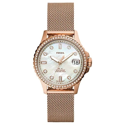 Afbeelding van Fossil Fb 01 dameshorloge Rosékleurig ES4999