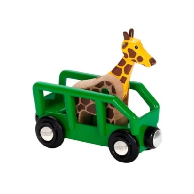 Afbeelding van BRIO Wagon met giraffe 33724