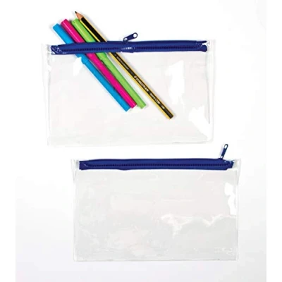 Afbeelding van Baker Ross Transparant etui voor kinderen om te beschilderen en versieren als praktisch accessoire (10 stuks)