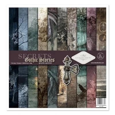 Afbeelding van ITD Collection scrapbooking pakket, papier, decoratief decoupage, kaarten maken, papierformaat 310 x 320 mm (SLS 039 HS code 48025890)